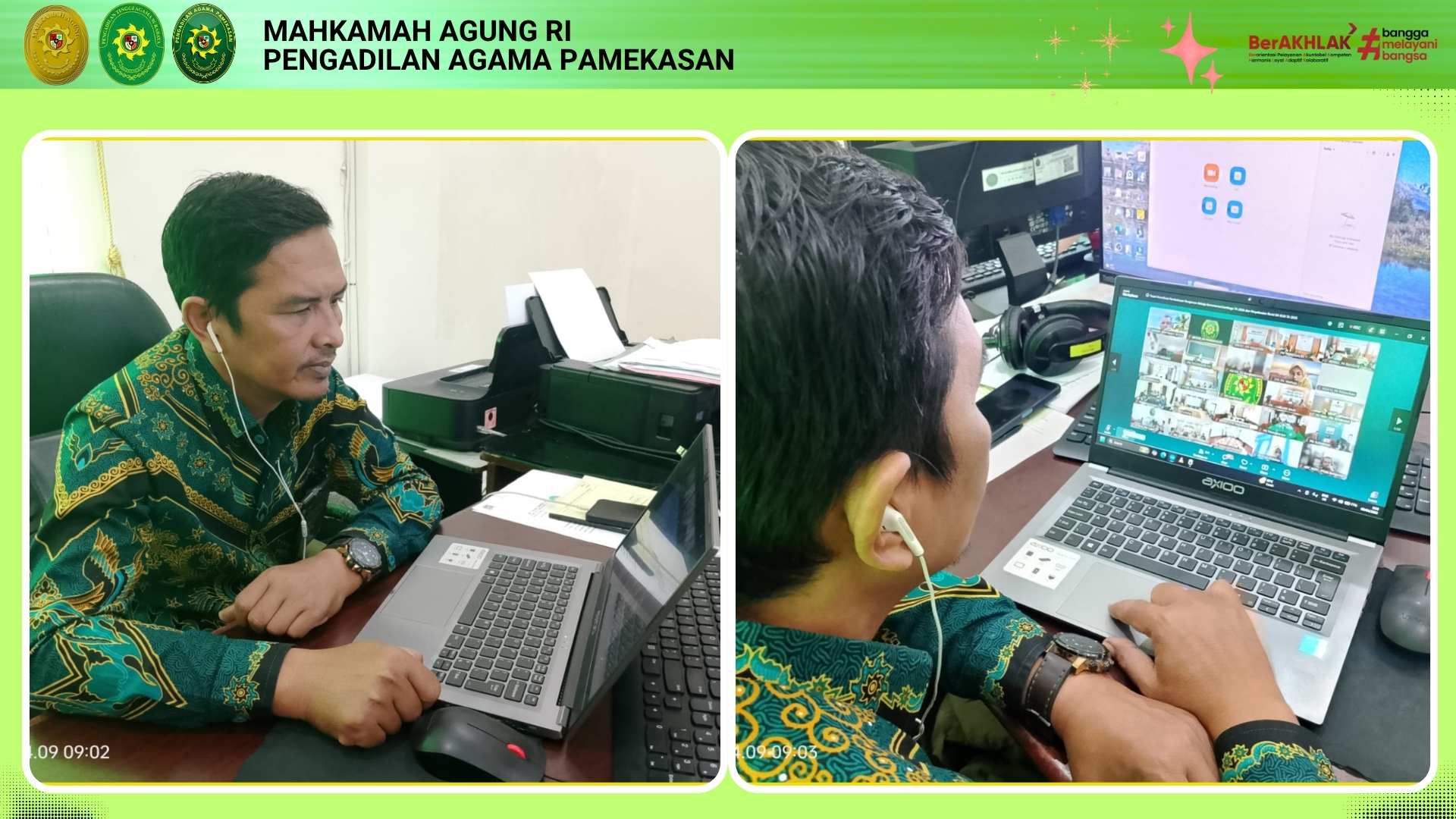 Akselerasi Anggaran 2026. Kasubag PTIP PA Pamekasan Ikuti Rapat Koordinasi Penajaman Belanja Mahkamah Agung